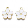 Alloy Enamel Pendants PALLOY-S133-013-2