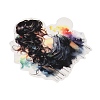 Girls & Flower Theme Paper Sticker DIY-C082-03F-3