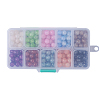 10 Colors Baking Painted Crackle Glass Beads DGLA-JP0001-08-A-3