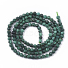 Natural Malachite Beads Strands X-G-S361-4mm-001-2