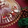Christmas Theme Light Gold Plated Alloy Enamel Pendants sgENAM-SZ0001-30-5