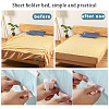 Wholesale CHGCRAFT 36Pcs 3 Colors Transparent ABS Plastic Bed Sheet Grippers  