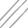 304 Stainless Steel Curb Chains CHS-M009-10P-03-1