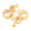 Rack Plating Brass Locket Pendants KK-F874-01G-14-2