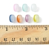 105Pcs 7 Colors Opaque Glass Beads GLAA-FS0001-43-6