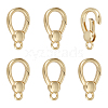 6Pcs Brass Spring Gate Rings KK-PH0012-70-1