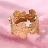 304 Stainless Steel Open Cuff Ring RJEW-C067-23G-3