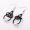 Freshwater Pearl Beads Earrings EJEW-PJE746-2