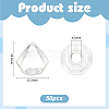 Clear Glass Bottles for Bead Containers AJEW-WH0596-151B-2