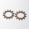 Tibetan Style Alloy Steampunk Pendants TIBEP-AB5031-AB-FF-1