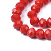 Electroplate Glass Beads Strands X-EGLA-A044-P8mm-A22-2