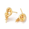 Brass Stud Earring Findings KK-M270-28G-2