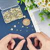 BENECREAT 140Pcs 5 Styles Brass Spacer Beads KK-BC0012-78-3