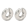 Non-Tarnish 304 Stainless Steel Cuff Earrings EJEW-G377-04B-1