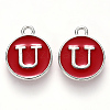 Platinum Plated Alloy Enamel Charms LS-X-ENAM-S118-03U-P-1