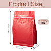 10Pcs BOPP and Aluminized PET and PE Resealable Coffee Zipper Bags with Valve ABAG-TA0001-93G-9