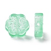 Transparent Spray Painted Glass Beads GLAA-I050-02C-3