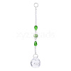 Faceted Crystal Glass Ball Chandelier Suncatchers Prisms AJEW-G025-A06-1