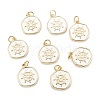 Brass Enamel Pendants LS-KK-A155-07G-2