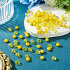 200Pcs 4 Colors Electroplate Glass Beads Strands EGLA-TA0030-09A-5