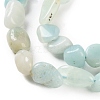 Natural Flower Amazonite Beads Strands G-P497-01C-27-4