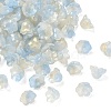 Transparent Glass Beads Caps GLAA-B028-01K-1