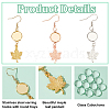 304 Stainless Stee Dangle Earring Findings EJEW-GA00003-4