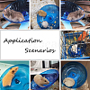 AHANDMAKER Plastic Hamster Running Turnplate AJEW-GA0002-32-7