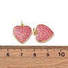 Brass Enamel Pendants KK-S525-11G-A-3
