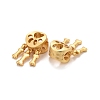 Alloy European Dangle Charms MPDL-M058-05G-2