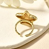 Brass Cuff Rings for Women RJEW-Q008-07C-G-5