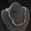 Natural Morganite Chip Beaded Necklaces for Men Women NJEW-G159-01E-3