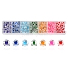 7 Colors Transparent Acrylic Beads TACR-YW0001-57B-1