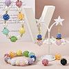  96Pcs 12 Colors Resin Rhinestone Beads RESI-TA0002-29-15