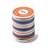Segment Dyed Twisted Waxed Polyester Cord YC-C003-01C-1