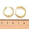 Rack Plating Ring Brass Hoop Earrings for Women EJEW-C125-14G-5