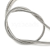 Non-Tarnish 304 Stainless Steel 2-Strand Round Snake Chain Bracelets BJEW-P334-01A-P-2