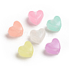 Luminous Acrylic Beads TACR-WH0002-13-2