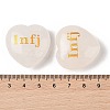 Natural Quartz Crystal Heart Engraving MBTI Figurines Statues for Home Office Desk Decorations X1-G-K353-05C-3