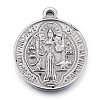 304 Stainless Steel Pendants STAS-P218-01-1