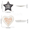 Fingerinspire Porcelain Jewelry Plate DJEW-FG0001-06-3