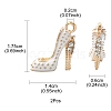 2Pcs Alloy Enamel Stilettos Pendants ENAM-YW0002-30B-4