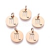 304 Stainless Steel Charms STAS-Q201-T445-8R-1