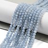 Natural Angelite Beads Strands X-G-G161-A05-05-2