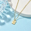 Brass Pendant Necklaces NJEW-JN04797-2