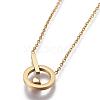 304 Stainless Steel Pendant Necklaces NJEW-E135-09G-3