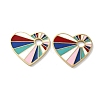 Ion Plating(IP) 304 Stainless Steel Enamel Pendants LS-STAS-P339-17G-01-1