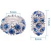 Alloy Rhinestone European Beads Set CPDL-PH0001-01-2