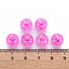 Transparent Crackle Acrylic Beads MACR-S373-66C-N20-5