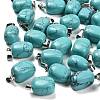 Synthetic Turquoise Pendants G-Z067-03P-03-1